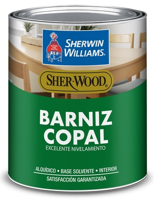 BARNIZ BASE SOLVENTE PARA MADERA PARA USO INTERIOR TRANSPARENTE SATINADO COPAL