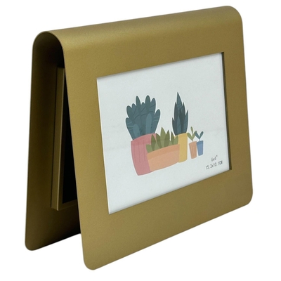 PORTARETRATO 15.9 cm x 20 cm METAL DORADO 1 FOTO