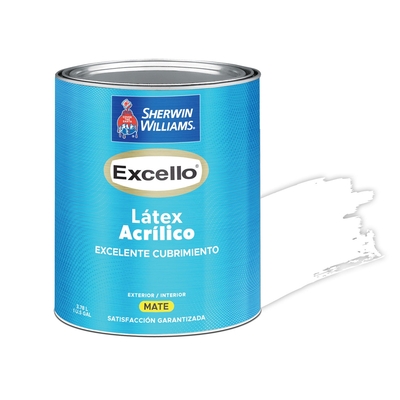 PINTURA LATEX PARA USO EXTERIOR / INTERIOR BLANCO EXCELLO LATEX