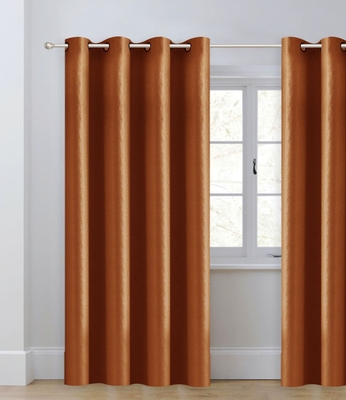 CORTINA PARA SALA 140 cm x 229 cm ANARANJADO LUSETTLE BLACKOUT