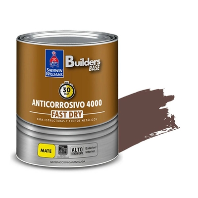 ANTICORROSIVO ALQUIDICO PARA METAL PARA USO EXTERIOR / INTERIOR CAFE MATE COLONIAL 4000