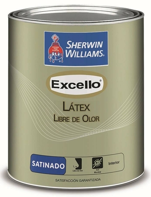 PINTURA LATEX LIBRE OLOR PARA USO INTERIOR BLANCO SATINADO EXCELLO LATEX