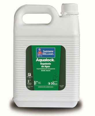 IMPERMEABILIZANTE REPELENTE DE AGUA BASE AGUA PARA PAREDES Y MUROS TRANSPARENTE AQUALOCK