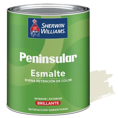 PINTURA ESMALTE PARA USO EXTERIOR / INTERIOR BLANCO HUESO BRILLANTE PENINSULAR ESMALTE