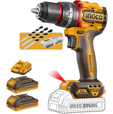 TALADRO PERCUTOR 12.7 mm (1/2 in) 20 V 2.0 Ah 55 N.m INALAMBRICO