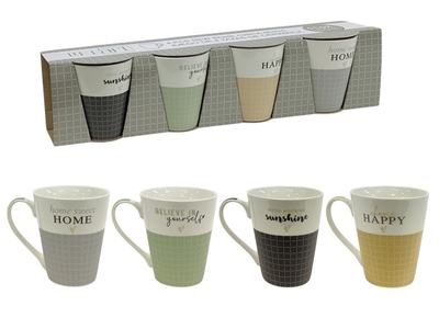 TAZA CERAMICA 325.31 mL MULTICOLOR DISEÑO SURTIDO