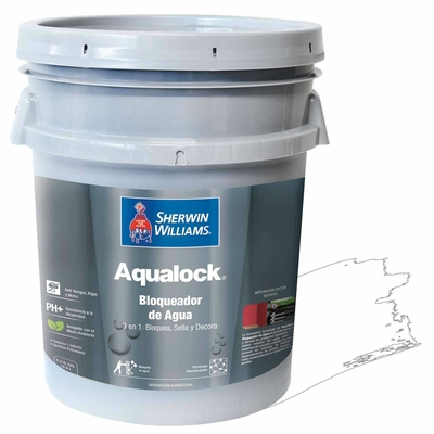 IMPERMEABILIZANTE BLOQUEADOR DE AGUA PARA PAREDES BLANCO AQUALOCK