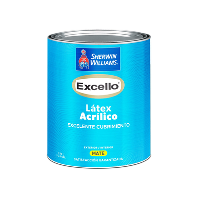 PINTURA LATEX PARA USO EXTERIOR / INTERIOR EXCELLO LATEX MATE