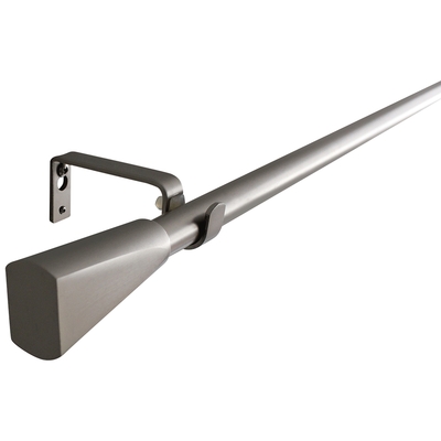 GALERIA DECORATIVA 19 mm x 210 cm - 385 cm METAL NIQUEL MATE POMMEL