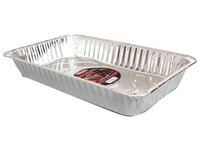 MOLDE PARA HORNEAR 52.6 cm x 32.6 cm x 8 cm ALUMINIO RECTANGULAR