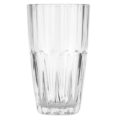 VASO 660 mL PLASTICO TRANSPARENTE DISEÑO LINEAS