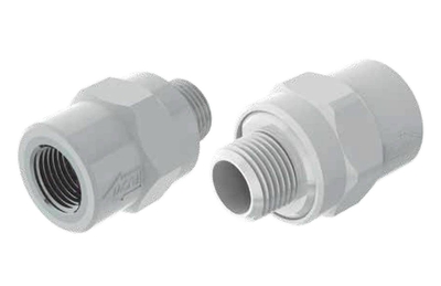 VALVULA CHECK PVC 19 mm (3/4 in) RESORTE ANTIFRAUDE