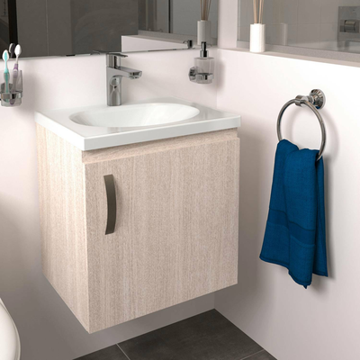 MUEBLE BASICO ELEVADO SODER/MALI CON LAVABO ECO BLANCO 48 cm x 38 cm