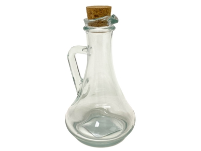 ACEITERA-VINAGRERA 250 mL VIDRIO CON TAPA CORCHO