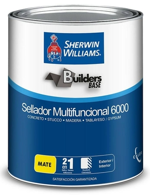 SELLADOR LATEX PARA PAREDES Y BLOQUES DE CONCRETO PARA USO EXTERIOR / INTERIOR BLANCO MULTIFUNCIONAL 6000