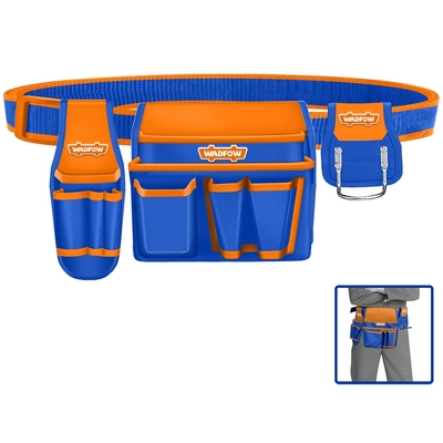 CINTURON PORTA HERRAMIENTA 92 cm - 127 cm NYLON 8 COMPARTIMIENTOS