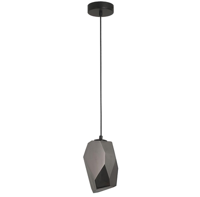 LAMPARA PENDANT LED 3 W LUZ CALIDA CRISTAL AHUMADO