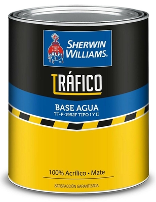 PINTURA BASE AGUA PARA TRAFICO BLANCO MATE