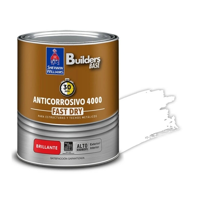 ANTICORROSIVO ALQUIDICO PARA METAL PARA USO EXTERIOR / INTERIOR BLANCO BRILLANTE COLONIAL 4000