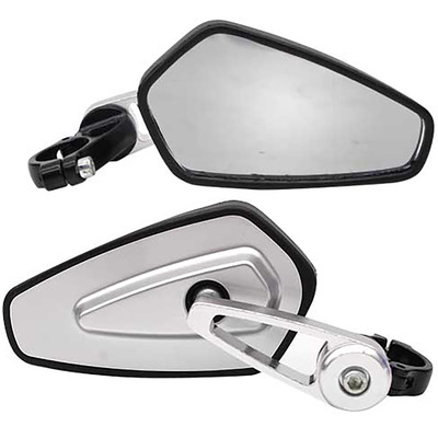 ESPEJO RETROVISOR PARA MOTO SILVER