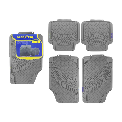 ALFOMBRA PARA AUTO DELANTERA/TRASERA GRIS