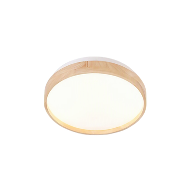 LAMPARA PLAFON LED 50 W LUZ CALIDA - NEUTRA - FRIA MADERA