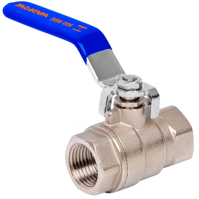 VALVULA BOLA NIQUELADO 19 mm (3/4 in) 4 136.85 kPa (600 psi)