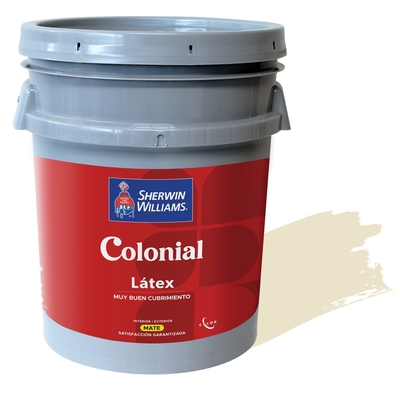 PINTURA LATEX PARA USO EXTERIOR / INTERIOR BLANCO ANTIGUO AMERICANO COLONIAL LATEX