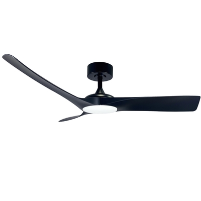 VENTILADOR TECHO LED 3 ASPAS 112 cm 34 W MOTOR DC ARUBA NEGRO