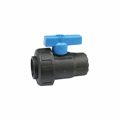 VALVULA BOLA PARA TANQUE AGUA 12.7 mm (1/2 in) PLASTICO NEGRO
