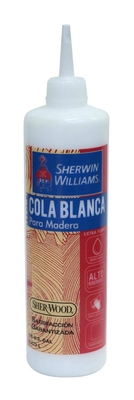 PEGAMENTO COLA BLANCA PARA MADERA SHERWOOD 473.18 mL (1/8 gal)