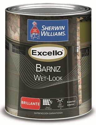 BARNIZ ACRILICO PARA PISOS Y PAREDES TRANSPARENTE WET LOOK EXCELLO