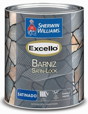 BARNIZ ACRILICO PARA PISOS Y PAREDES TRANSPARENTE SATIN LOOK EXCELLO (1GLN)