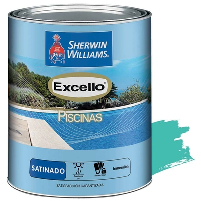 PINTURA CAUCHO CLORADO PARA PISCINA SATINADO VERDE MAR EXCELLO