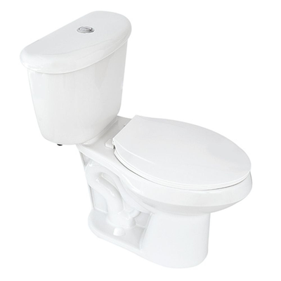 INODORO ELONGADO 2 PIEZAS 4.1 L - 6 L DUAL FLUSH BLANCO MAXIMA CONSERVER