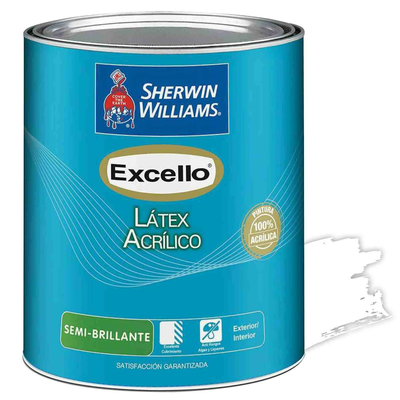PINTURA LATEX PARA USO EXTERIOR / INTERIOR SEMIBRILLANTE EXCELLO LATEX