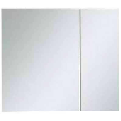 GABINETE AEREO PARA BAÑO CON ESPEJO 85 cm x 14.5 cm x 66 cm NEGRO