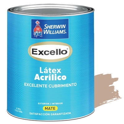 PINTURA LATEX PARA USO EXTERIOR / INTERIOR BEIGE ARENA EXCELLO LATEX