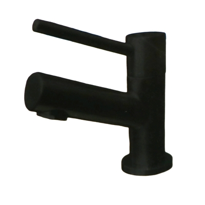 LLAVE LAVABO 12.7 mm (1/2 in) MANECILLA PIN ACERO INOXIDABLE NEGRO MATE