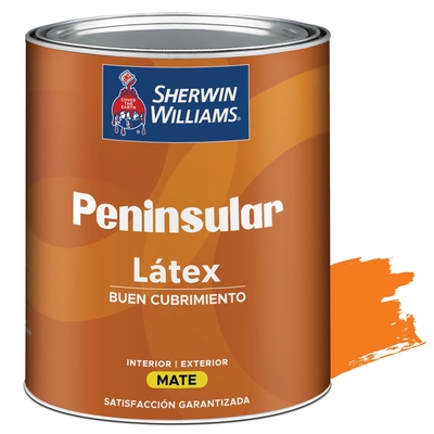 PINTURA LATEX PARA USO EXTERIOR / INTERIOR ZUMO DE NARANJA PENINSULAR LATEX MATE