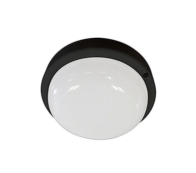 LUMINARIA PLAFON LED 18 W LUZ CALIDA - NEUTRA - LUZ FRIA NEGRO REDONDO IP64