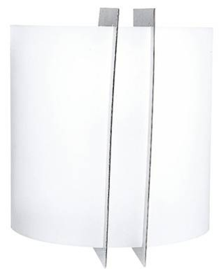 LÁMPARA APLIQUE PARED 1 LUZ E27 VIDRIO BLANCO SATINADO