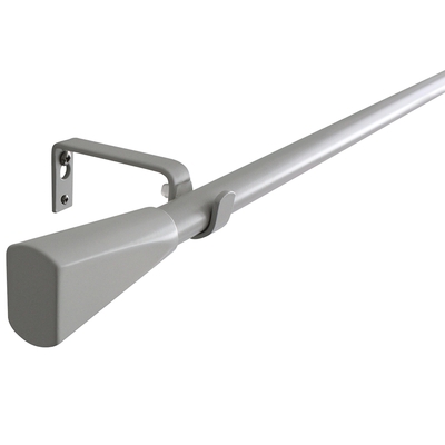 GALERIA DECORATIVA 19 mm x 210 cm - 385 cm METAL BLANCO MATE POMMEL