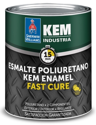 ESMALTE POLIURETANO INDUSTRIAL FAST CURE ROJO SEGURIDAD PARTE A