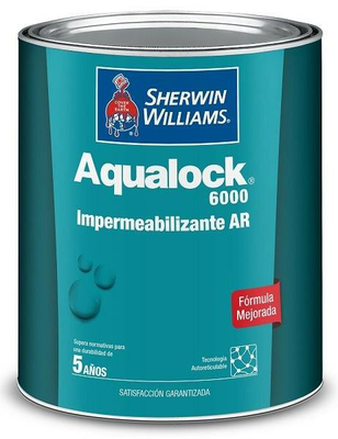 IMPERMEABILIZANTE Y TERMOREFLECTANTE PARA TECHO LOSAS Y PAREDES AQUALOCK 6000
