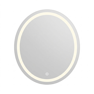 ESPEJO PARA BAÑO CON LUZ LED 60 cm OVALADO CON BOTON TOUCH