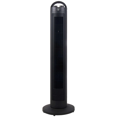 VENTILADOR TORRE 70 W 99 CM NEGRO 3 VELOCIDADES CONTROL MANUAL