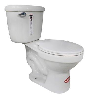 INODORO REDONDO 2 PIEZAS 6 L BLANCO ARIES
