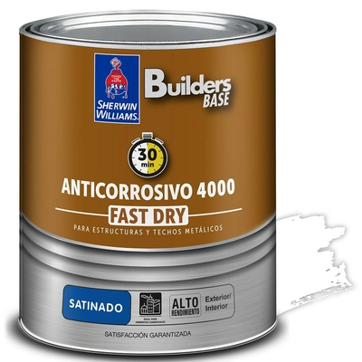 ANTICORROSIVO ALQUIDICO PARA METAL PARA USO EXTERIOR / INTERIOR BLANCO SATINADO COLONIAL 4000