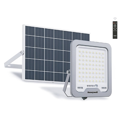 PROYECTOR EXTERIOR SOLAR LED 100 W LUZ FRIA CON CONTROL REMOTO IP65
